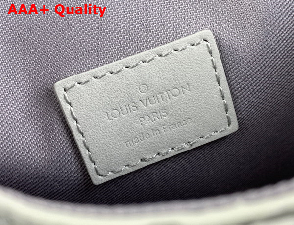 Louis Vuitton S Lock Vertical Wearable Wallet in Mineral Gray Taurillon Monogram Cowhide Leather M82568 Replica