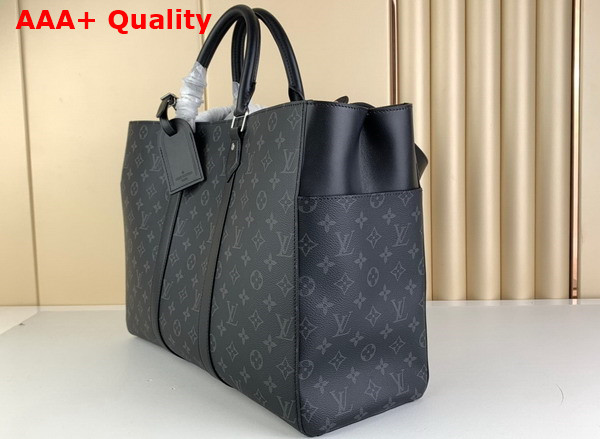 Louis Vuitton Sac Plat 24H Carryall Tote Monogram Eclipse Coated Canvas M46451 Replica