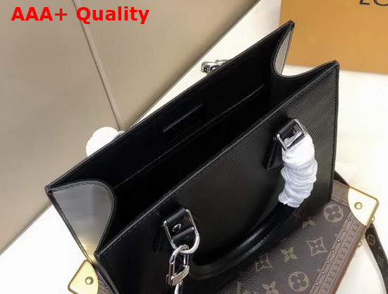 Louis Vuitton Sac Plat BB Black Epi Leather Replica