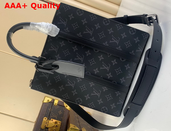 Louis Vuitton Sac Plat Cross Monogram Eclipse Reverse Canvas M46098 Replica