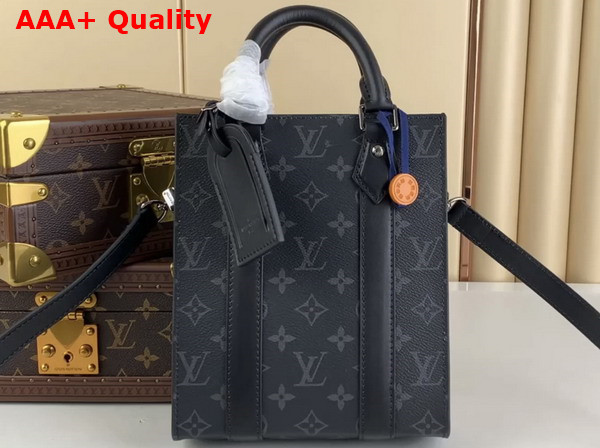 Louis Vuitton Sac Plat Mini Monogram Eclipse Coated Canvas M46453 Replica