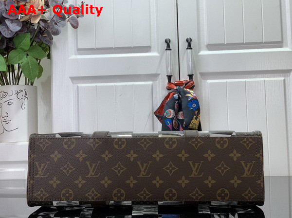 Louis Vuitton Sac Plat Monogram Chess Coated Canvas and PVC M20866 Replica