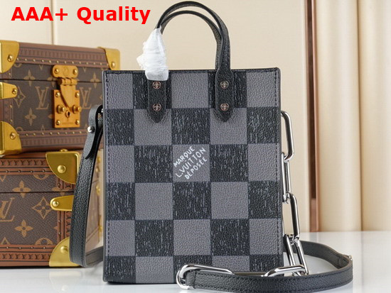 Louis Vuitton Sac Plat XS Black Damier Checkerboard Pattern N60479 Replica