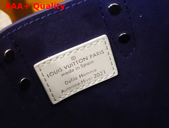 Louis Vuitton Sac Plat XS Blue Cowhide Leather M80841 Replica