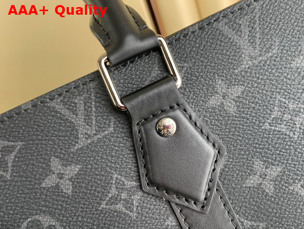 Louis Vuitton Sac Plat in Monogram Eclipse Coated Canvas M46452 Replica