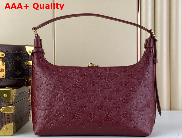 Louis Vuitton Sac Sport Bag in Burgundy Monogram Empreinte Leather Replica