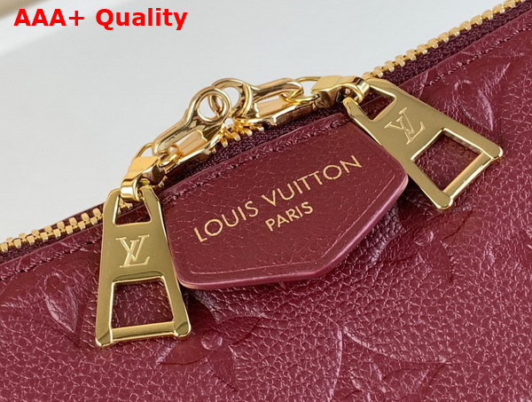 Louis Vuitton Sac Sport Bag in Burgundy Monogram Empreinte Leather Replica