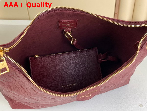 Louis Vuitton Sac Sport Bag in Burgundy Monogram Empreinte Leather Replica