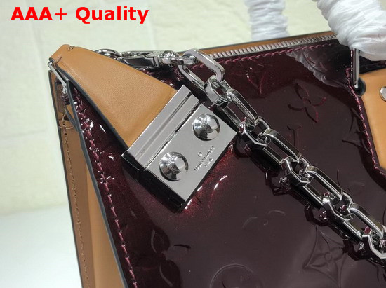 Louis Vuitton Sac Tricot Amarante Monogram Vernis Patent Leather Replica