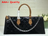 Louis Vuitton Sac Tricot Black Monogram Vernis Patent Leather M44371 Replica