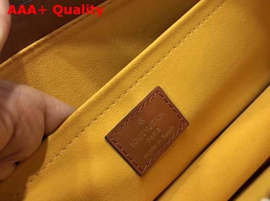 Louis Vuitton Sac Tricot Safran Yellow Grained Epi Leather and Smooth Calf Leather M52805 Replica