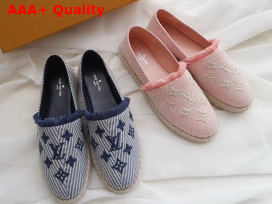 Louis Vuitton Sail Away Espadrille Marine Replica