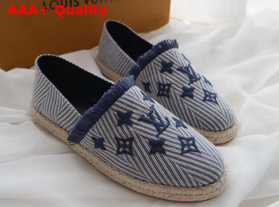 Louis Vuitton Sail Away Espadrille Marine Replica