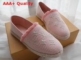 Louis Vuitton Sail Away Espadrille Rose Clair Replica