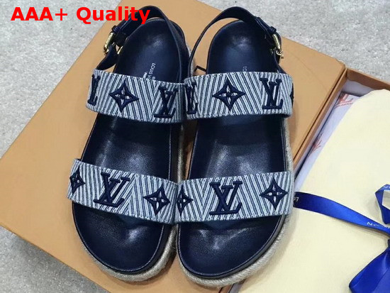 Louis Vuitton Sail Away Sandal Marine Replica