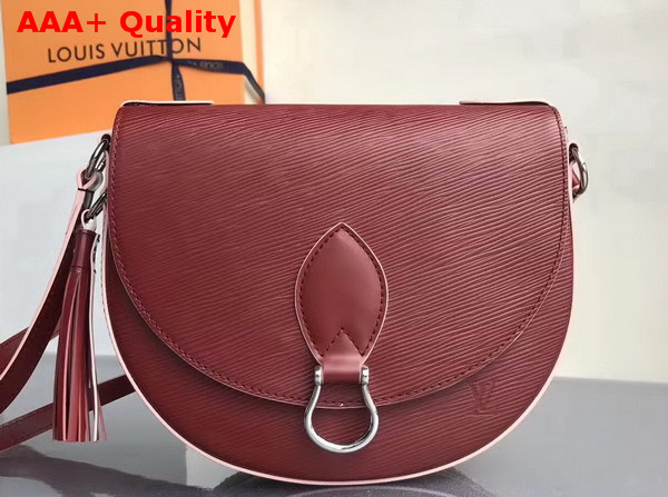 Louis Vuitton Saint Cloud Oxblood Epi Leather Replica