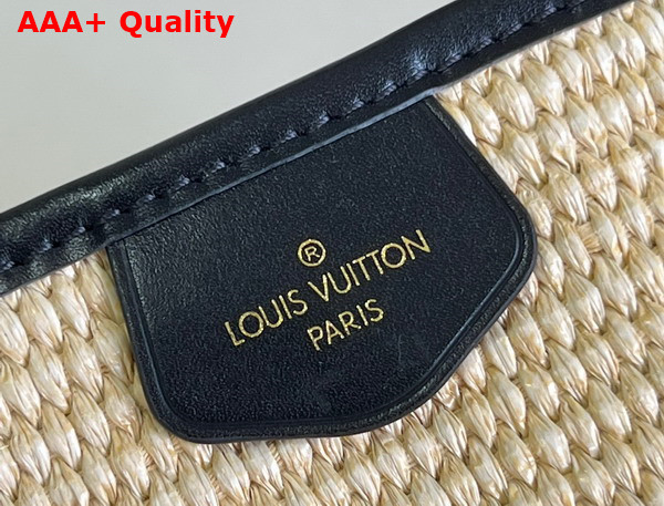 Louis Vuitton Saint Jacques Black Synthetic Knitted Raffia M59808 Replica