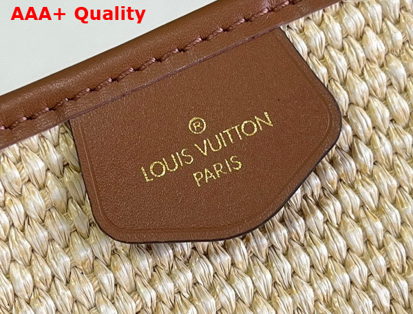 Louis Vuitton Saint Jacques Caramel Brown Synthetic Knitted Raffia M59963 Replica