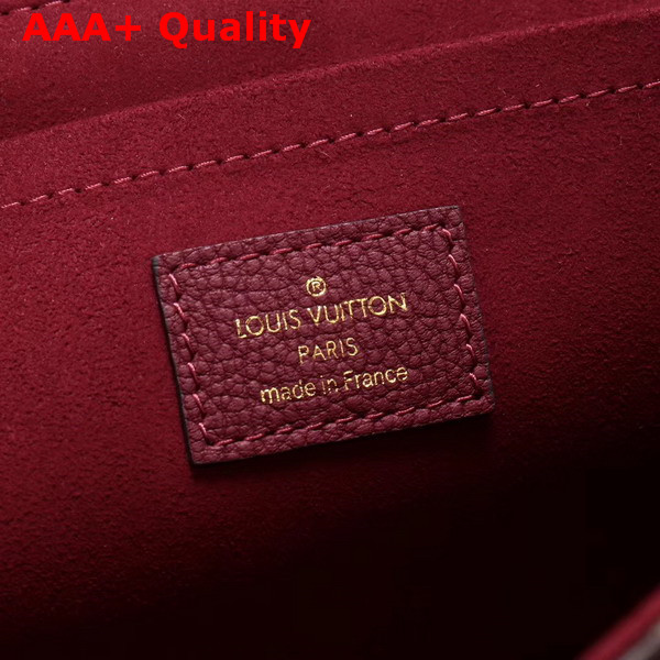 Louis Vuitton Saint Placide Monogram Coated Canvas and Cowhide Leather Bordeaux M43715 Replica