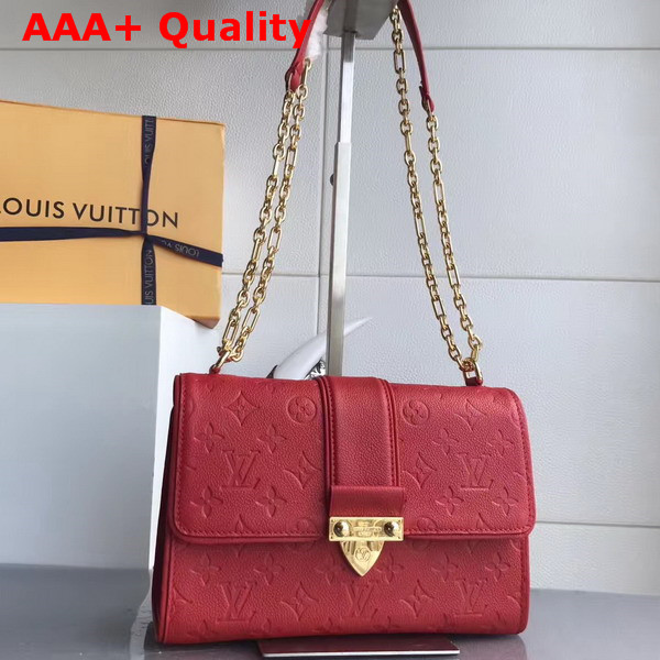 Louis Vuitton Saint Sulpice PM Monogram Empreinte Cerise M43393 Replica