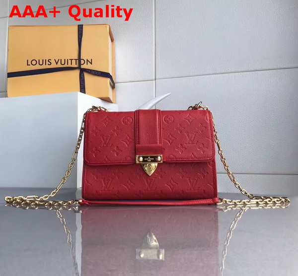 Louis Vuitton Saint Sulpice PM Monogram Empreinte Cerise M43393 Replica