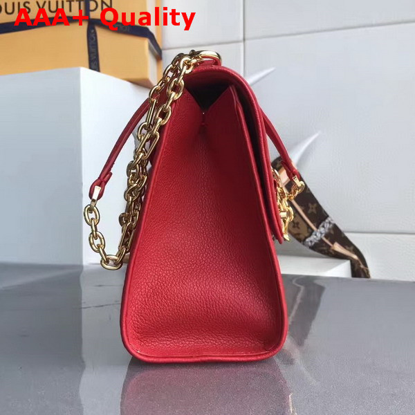 Louis Vuitton Saint Sulpice PM Monogram Empreinte Cerise M43393 Replica