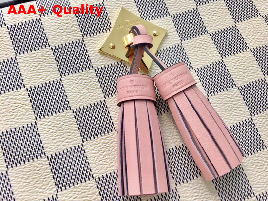 Louis Vuitton Saintonge Handbag Eau de Rose Damier Aur Coated Canvas N40155 Replica