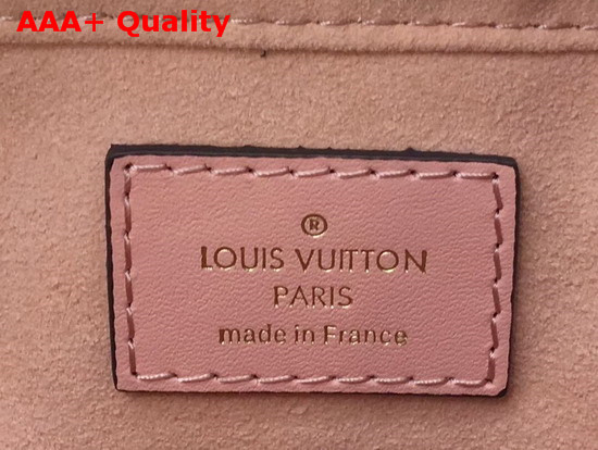 Louis Vuitton Saintonge Handbag Eau de Rose Damier Aur Coated Canvas N40155 Replica