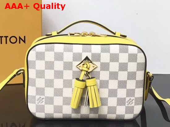 Louis Vuitton Saintonge Handbag Pineapple Damier Aur Coated Canvas N40154 Replica