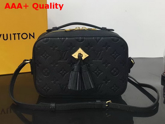 Louis Vuitton Saintonge Noir Monogram Empreinte Leather M44593 Replica