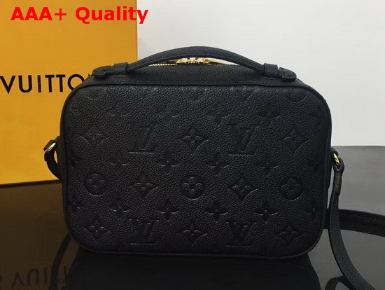 Louis Vuitton Saintonge Noir Monogram Empreinte Leather M44593 Replica