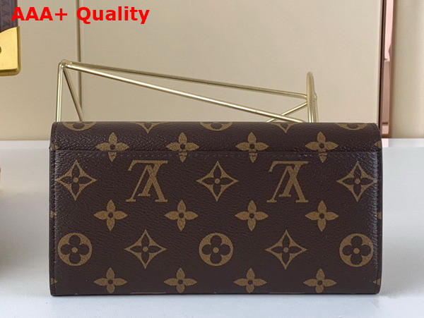 Louis Vuitton Sarah Wallet Fuchsia Monogram Canvas M62234 Replica