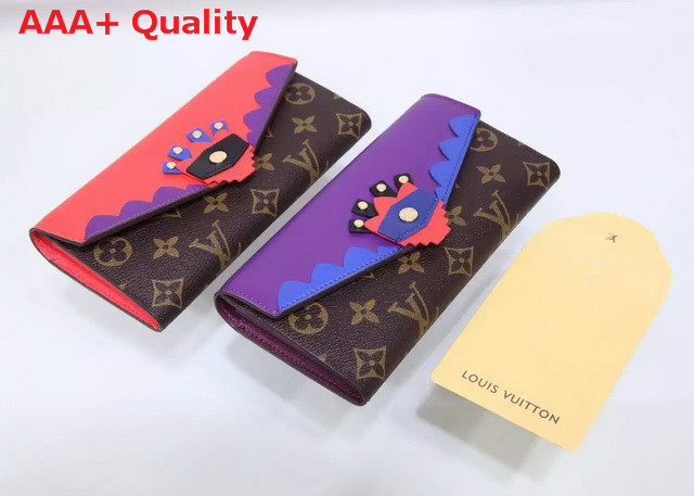 Louis Vuitton Sarah Wallet Totem Monogram Replica