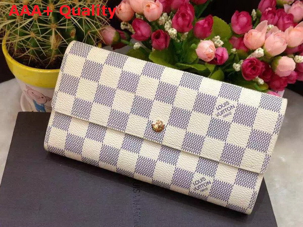 Louis Vuitton Sarah Wallet in Damier Canvas N61735 Replica