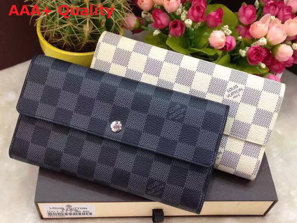 Louis Vuitton Sarah Wallet in Damier Canvas N61735 Replica