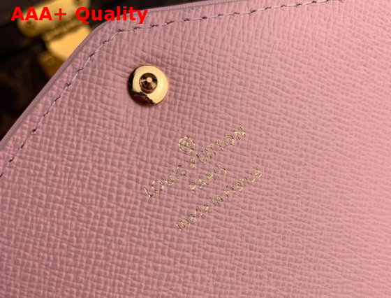 Louis Vuitton Sarah Wallet in Pink Monogram Jacquard Denim Replica