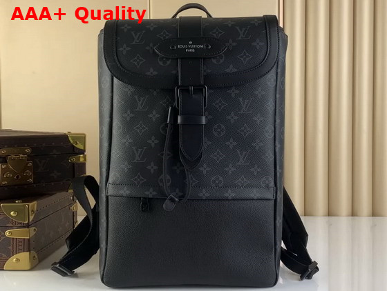 Louis Vuitton Saumur Backpack Monogram Eclipse M45913 Replica