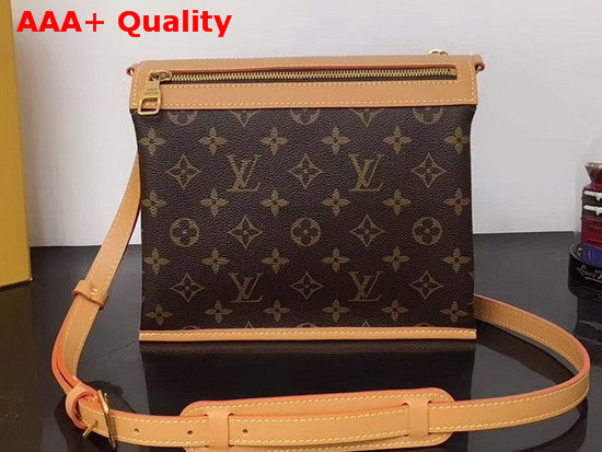 Louis Vuitton Saumur Messenger PM Bag in Monogram Canvas and Natural Leather M44879 Replica