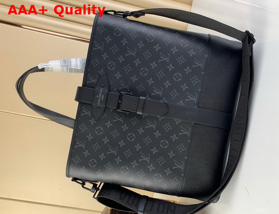 Louis Vuitton Saumur Tote Monogram Eclipse M45914 Replica