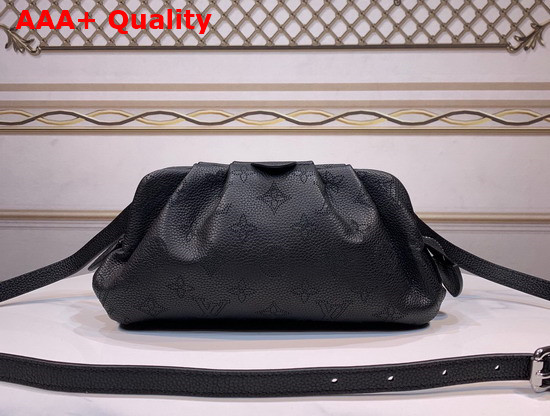 Louis Vuitton Scala Mini Pouch Black Mahina Perforated Calf Leather M80093 Replica