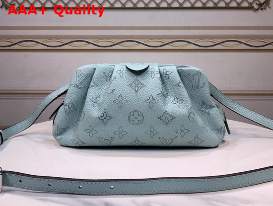 Louis Vuitton Scala Mini Pouch Vert Lagon Green Mahina Perforated Calf Leather M80094 Replica