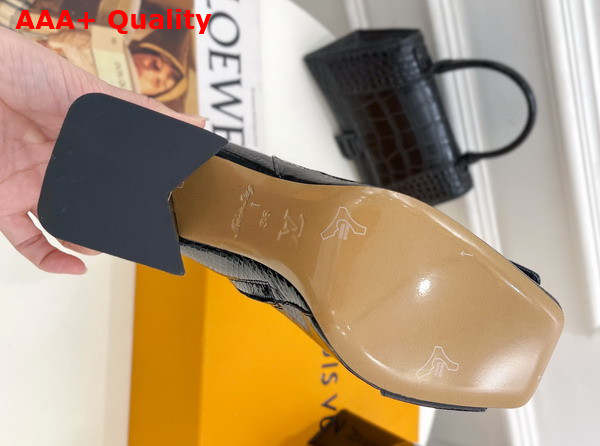 Louis Vuitton Shake Ankle Boot in Black Ayers Leather Replica