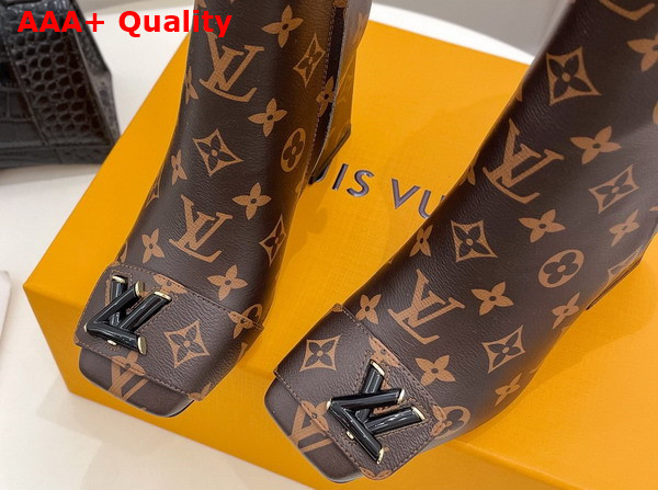 Louis Vuitton Shake Ankle Boot in Monogram Canvas Replica