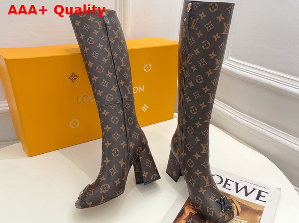 Louis Vuitton Shake High Boot in Monogram Canvas Replica