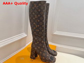 Louis Vuitton Shake High Boot in Monogram Canvas Replica