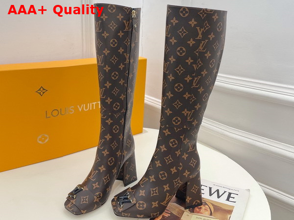 Louis Vuitton Shake High Boot in Monogram Canvas Replica