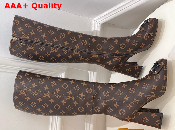 Louis Vuitton Shake High Boot in Monogram Canvas Replica