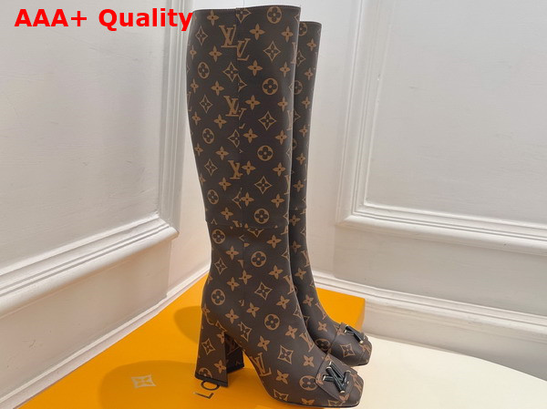 Louis Vuitton Shake High Boot in Monogram Canvas Replica