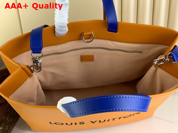 Louis Vuitton Shopper Bag MM in Safran Cowhide Leather M24457 Replica