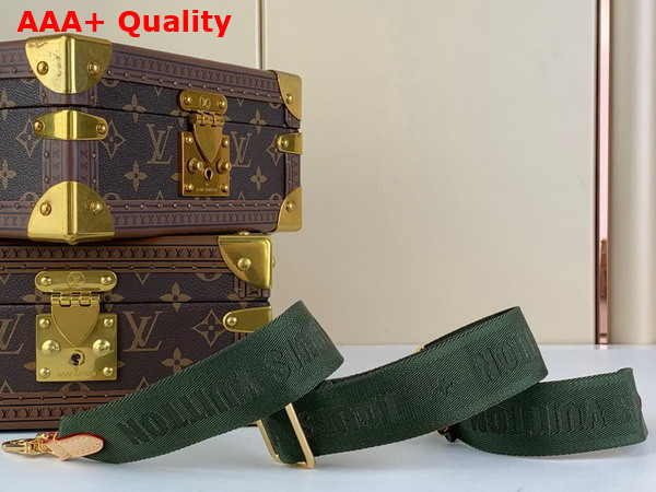 Louis Vuitton Shoulder Strap in Khaki Green Nylon Replica